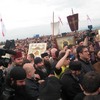 მახათას მთა. ივერიის ყოვლადწმიდა ღვთისმშობლის ხატის სახელობის ტაძრის საძირკვლის კურთხევა